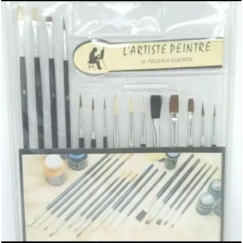 

Kuas Lukis Set 15 pcs