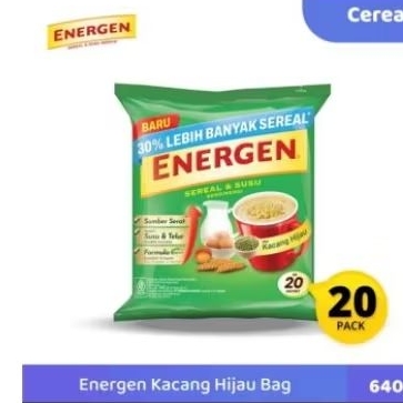 

sereal Energen kacang hijau isi 20 sachet [ promo ramadhan]