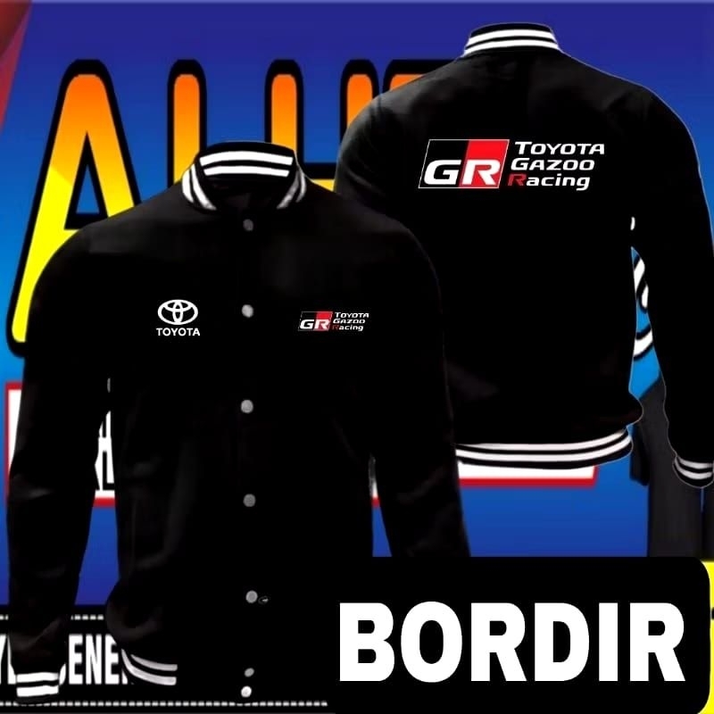 pul bordir jaket bordir Toyota racing Jaket bordir Toyota gazoo racing jaket Toyota gazoo racing jak