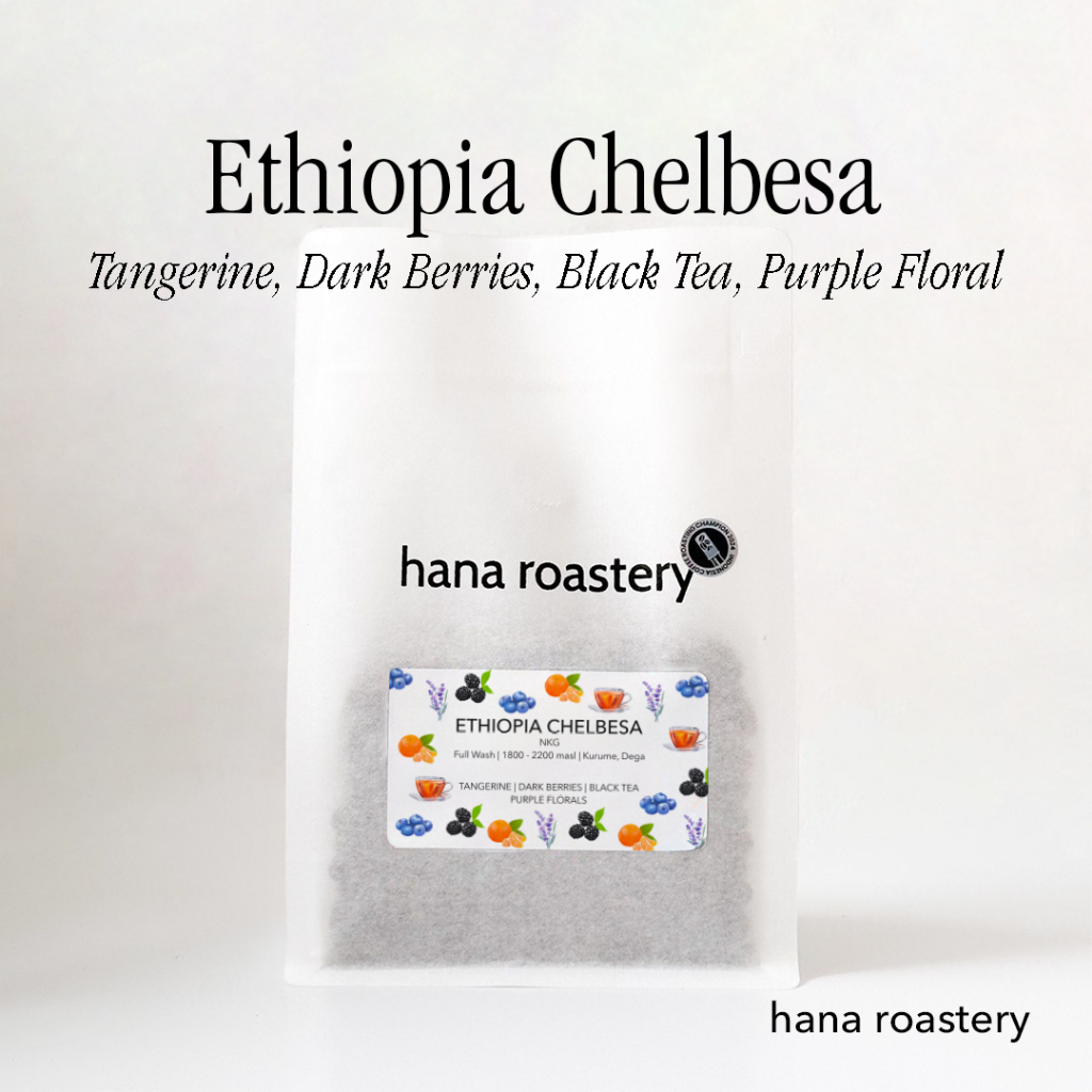 

Ethiopia Chelbesa Berries - Full Wash - Hana Roastery - Kopi