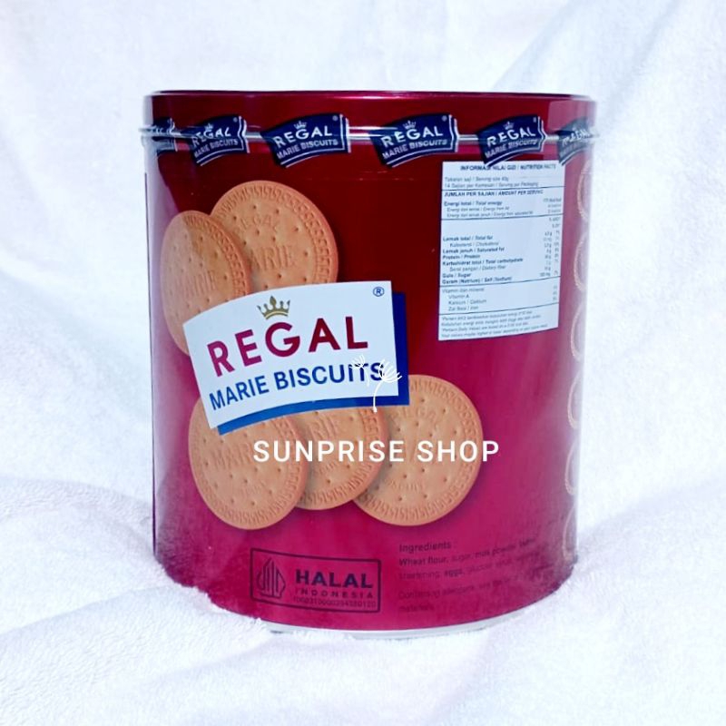 

REGAL Marie Biscuit Kaleng 550gr