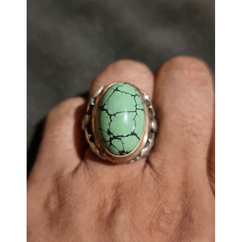 HQ NATURAL TURQUOISE - PIRUS HUBEI-XINJIANG-HIJAU PUPUS-CEPLOK KURO-GRADASI TOSKA HIJAU-BIRU URAT EM