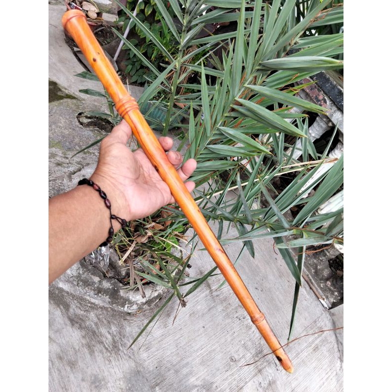 TONGKAT KOMANDO KAYU RAJA AGATIS PANJANG 60CM