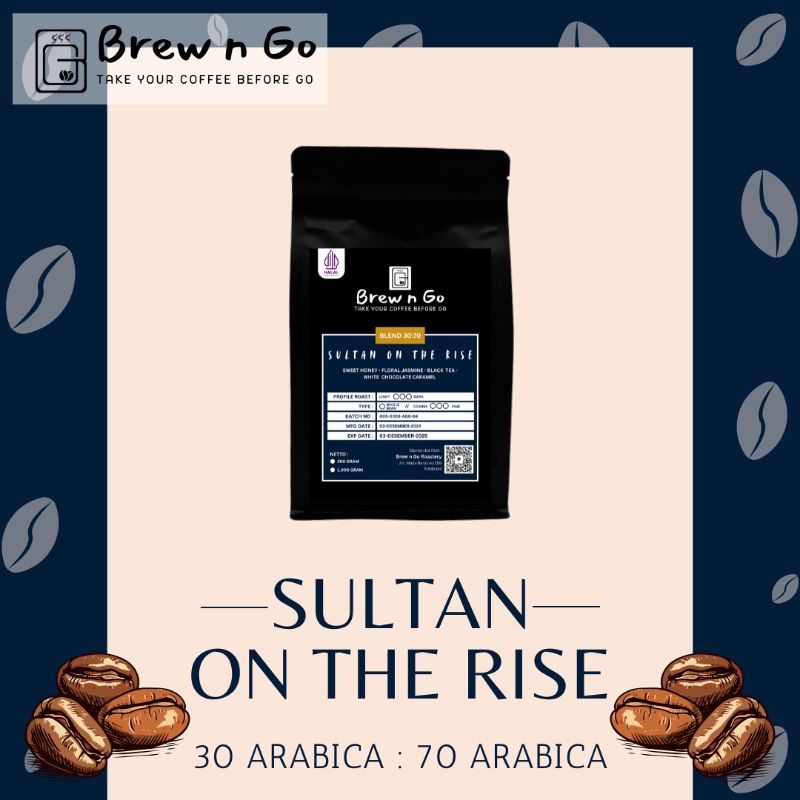 

100 gram - Sultan On The Rise Brew n Go - 30A:70R