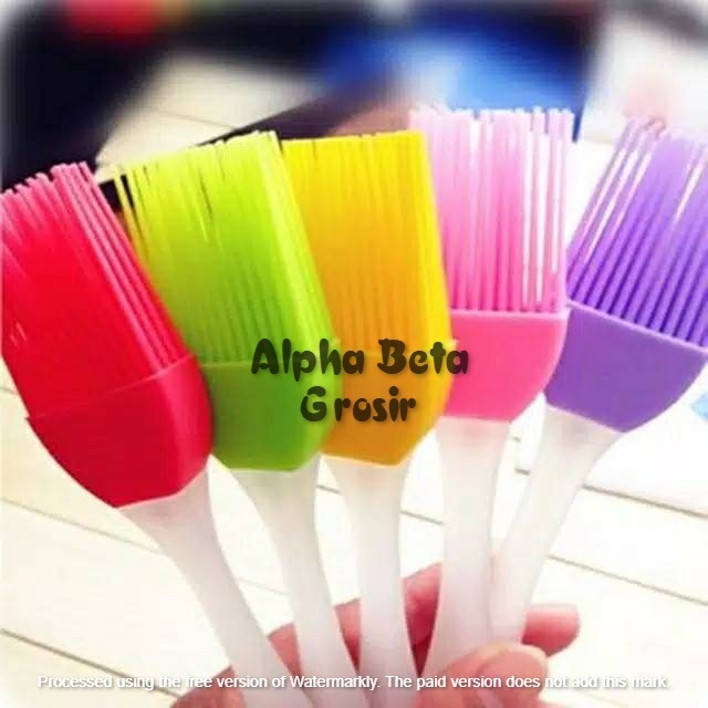 KUAS KUE MINI / KUAS SILICON ANTI PANAS / KUAS ROTI MINI