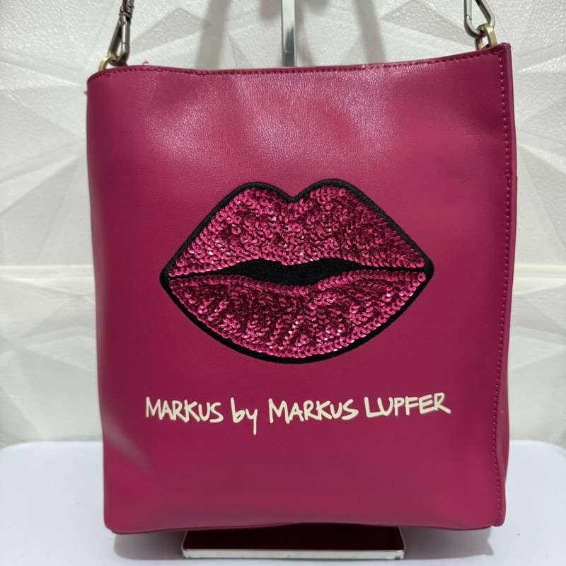 tas tote bag markus by markus lupfer. tas tote bag wanita preloved fusia