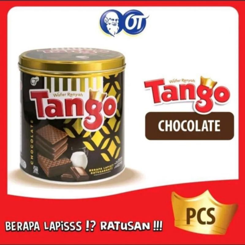 Tango Wafer Coklat Kaleng
