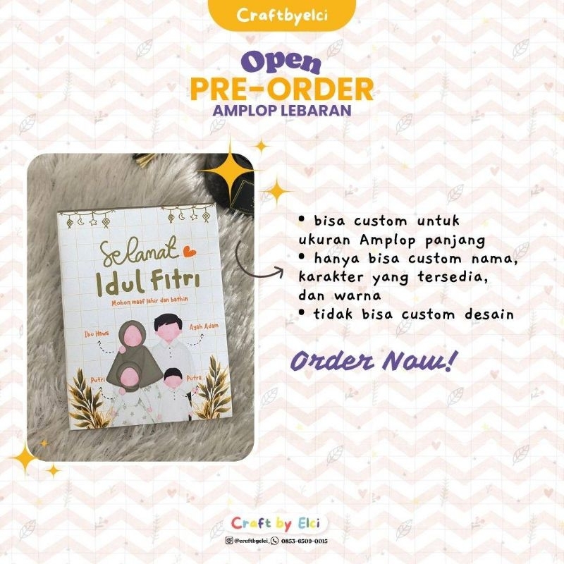 

Amplop Lebaran Custom Nama