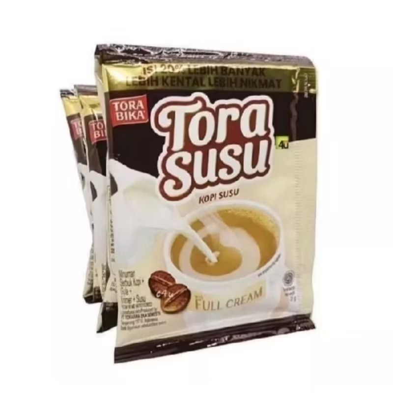 

TORABIKA TORA SUSU WITH FULL CREAM 31g 1 RENCENG ISI 10 SACHET