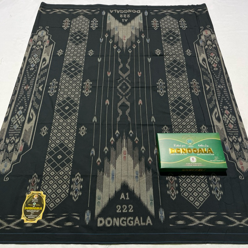 COD SARUNG DONGGALA SERAGAM HITAM MANGGIS 3D TERLARIS