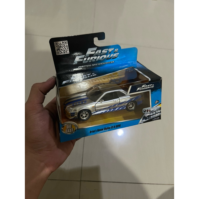 Jada Fast And Furious 1:32 Nissan Skyline GT-R (BNR34)