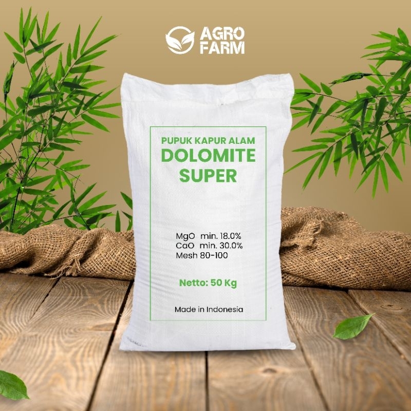 Kapur DOLOMITE Pupuk Dolomit Super Mesh 100 Pertanian & Tambak Penetral Tanah