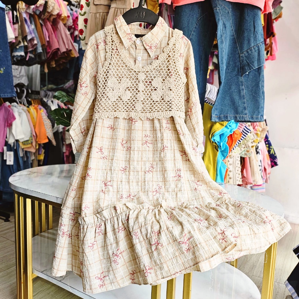 GAMIS ANAK PEREMPUAN 2-10Tahun BAJU MUSLIM ANAK CEWE KEKINIAN