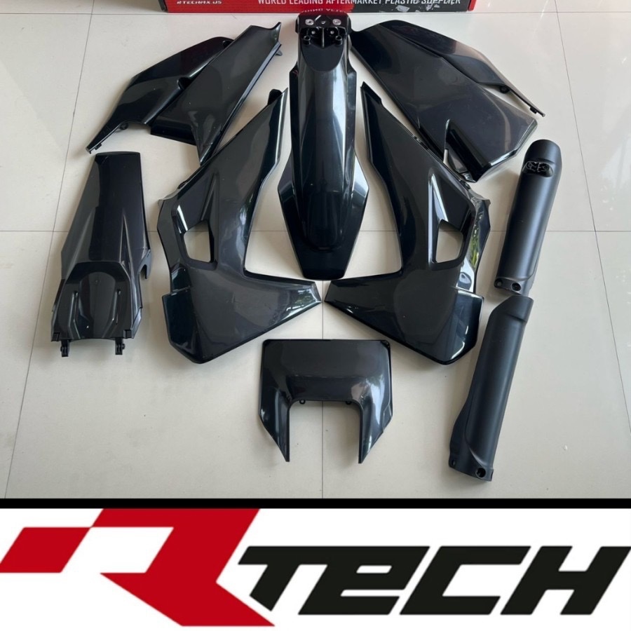 BODY KIT HUSQVARNA BODY SET HUSQVARNA RTECH BLACK ENDURO BODY SET HUSQVARNA RTECH TE FE ENDURO