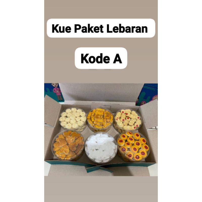 

paket kue lebaran isi 6