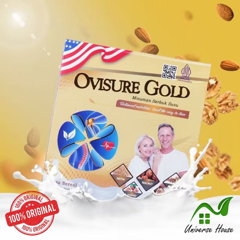 

Ovisure Gold Asli Original Milk Susu Vitamin Tulang Dan Sendi Nyeri Otot Keram Kebas