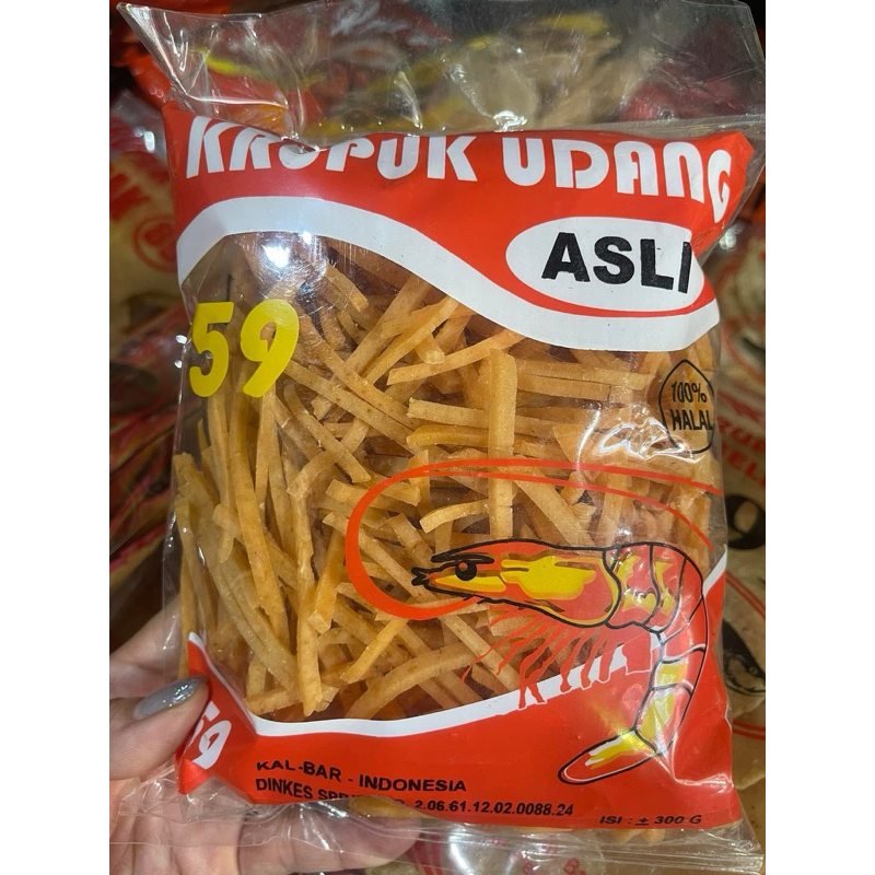 

stik kerupuk udang 59 dengan rasa udang yg wangi 300gr