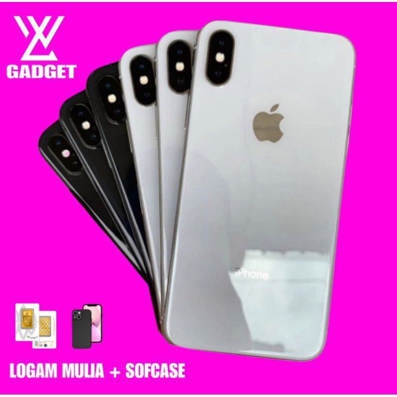 Apple iPhone X 64GB 256GB Fulset Lcd Original 100% Mulus No Recond No Refurb