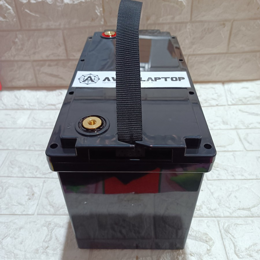 Qlola Money Box Aki 12V 70Ah 100Ah Kotak Baterai 12V 120Ah Lithium Lifepo4