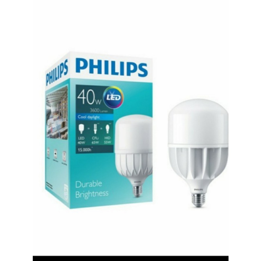 LAMPU LED KAPSUL 40Watt  40W  40Watt E27 T-FORCE CORE  E 27 PHILIPS TABUNG
