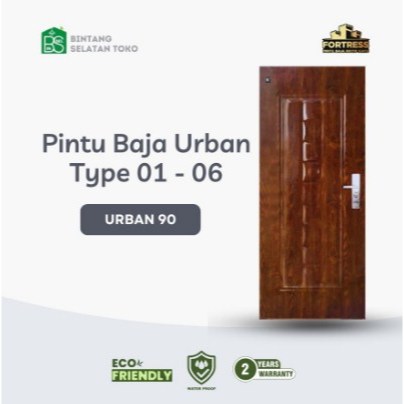 PINTU BAJA FORTRESS / PINTU RUMAH / PINTU BAJA URBAN FORTRESS 90X210