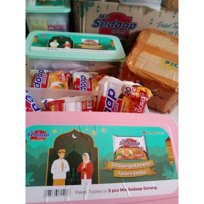 

isi 5+Box PAKET MIE SEDAP + BOX THUMBLER buat PARCEL LEBARAN IDUL FITRI