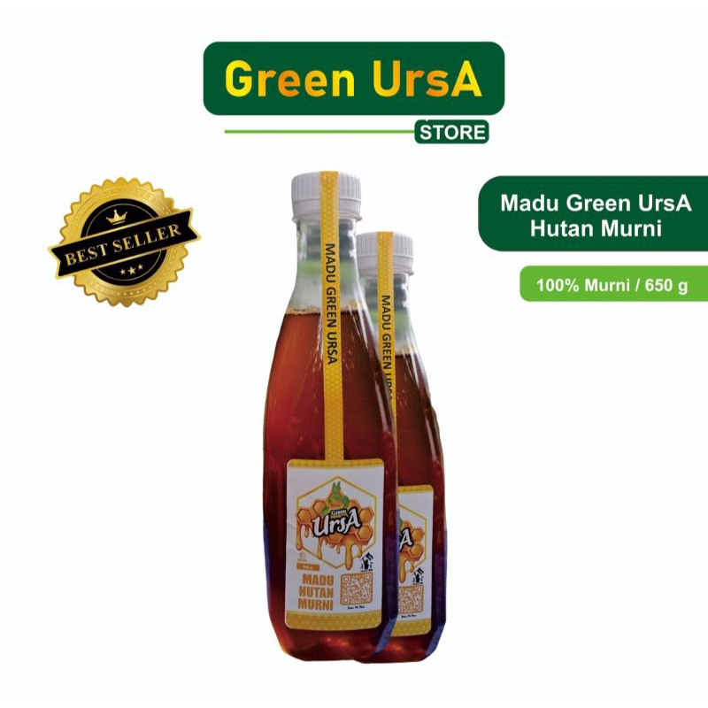 

MADU HUTN MURNI 650gr GREEN URSA