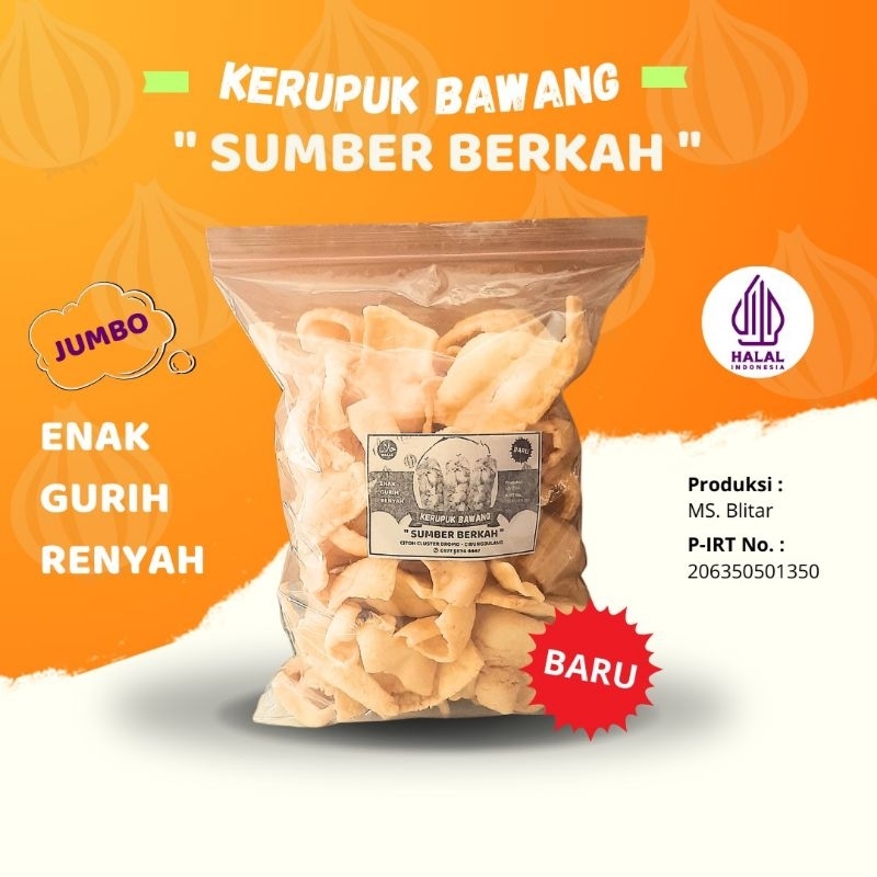 

Kerupuk Bawang Matang Jumbo