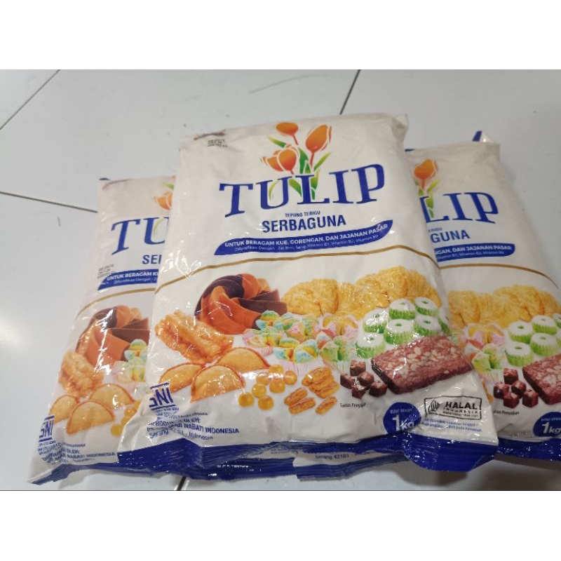 

tepung terigu Serbaguna tulip 1kg