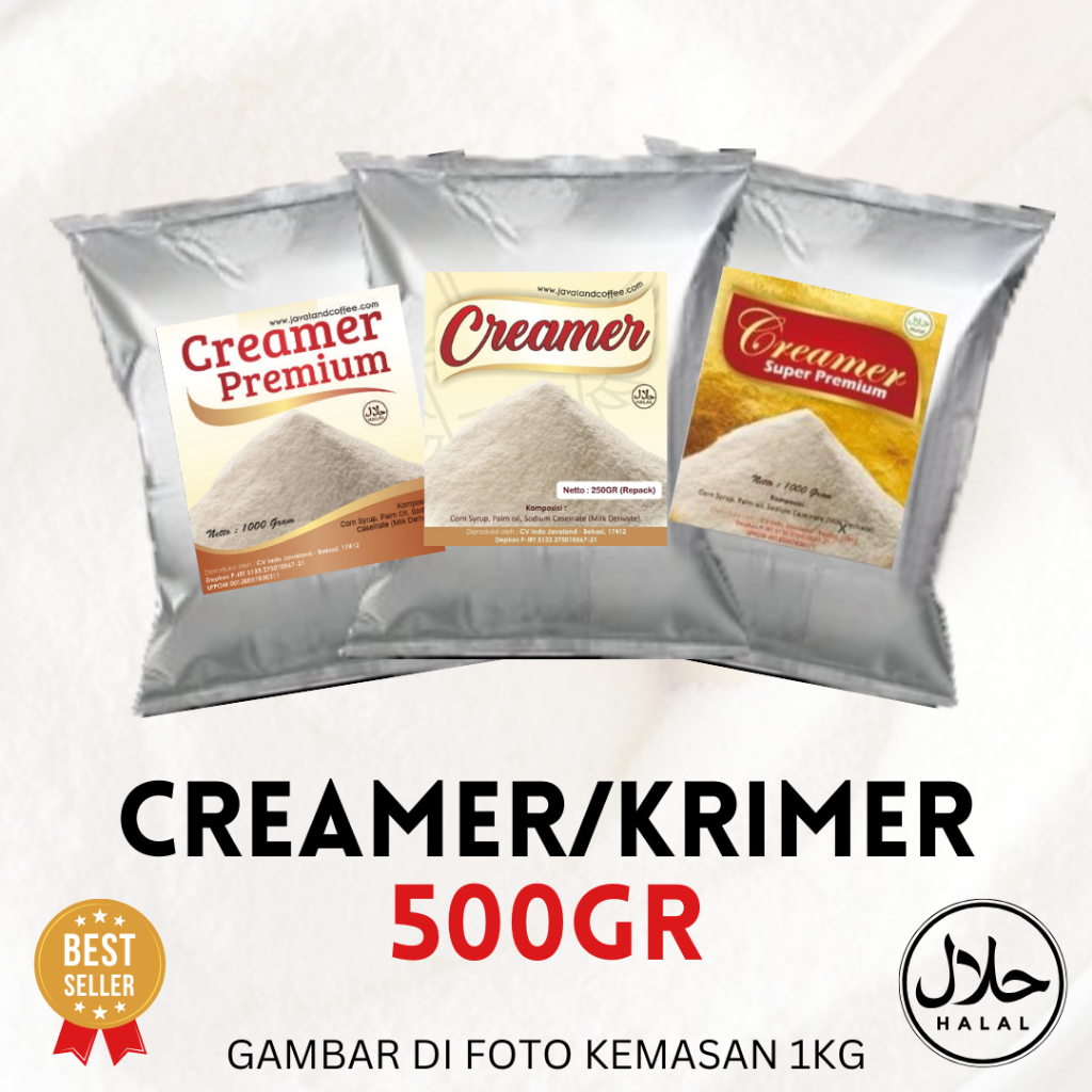 

Creamer Bubuk 500gr Krimer Bubuk Pengental Minuman Kekinian