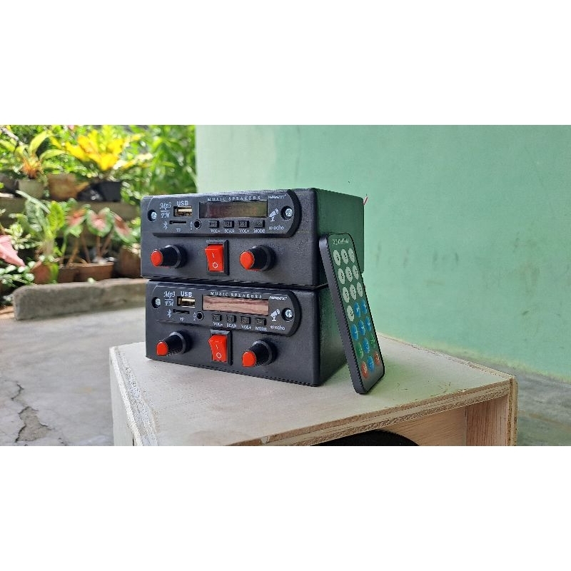 Ampli mini 5v dilengkapi modul mp3 bluetooth
