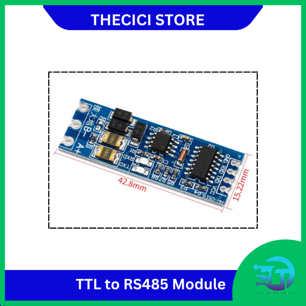 Modul Converter Serial TTL to RS485 Module RX TX 485 to Serial UART
