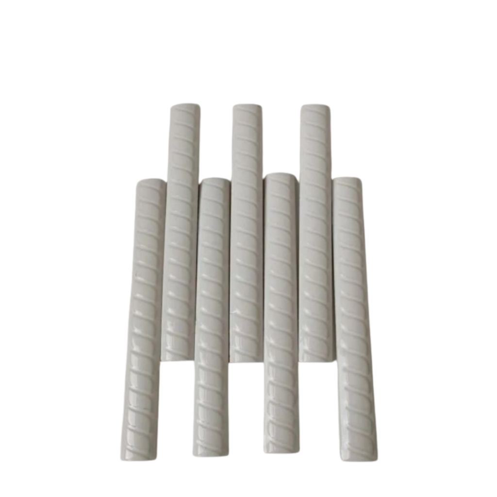 BON-BON ULIR WHITE 20 CM | KUKU MACAN KERAMIK