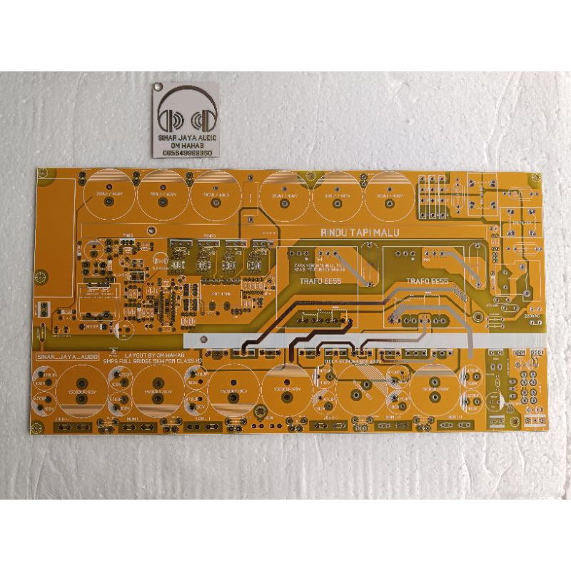 PCB smps class H3 3step 5000watt