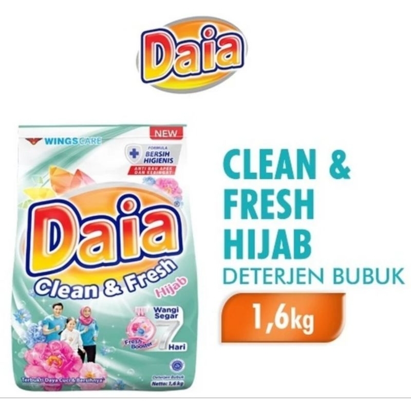Deterjen Bubuk Daia Cleans Fresh Hijab