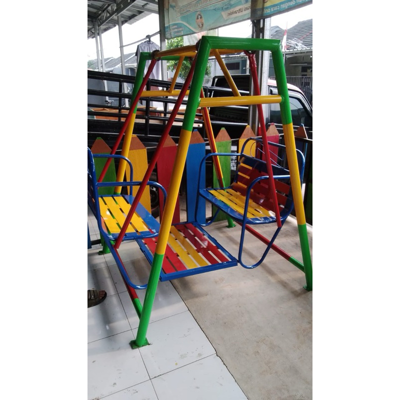 ayunan besi bisa anak dan dewasa bangku duduk 80cm free ongkir jakarta