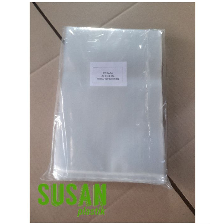 PLASTIK PE 20X30 TEBAL 100 MICRON/ PLASTIK KEMASAN MAKANAN SNACK