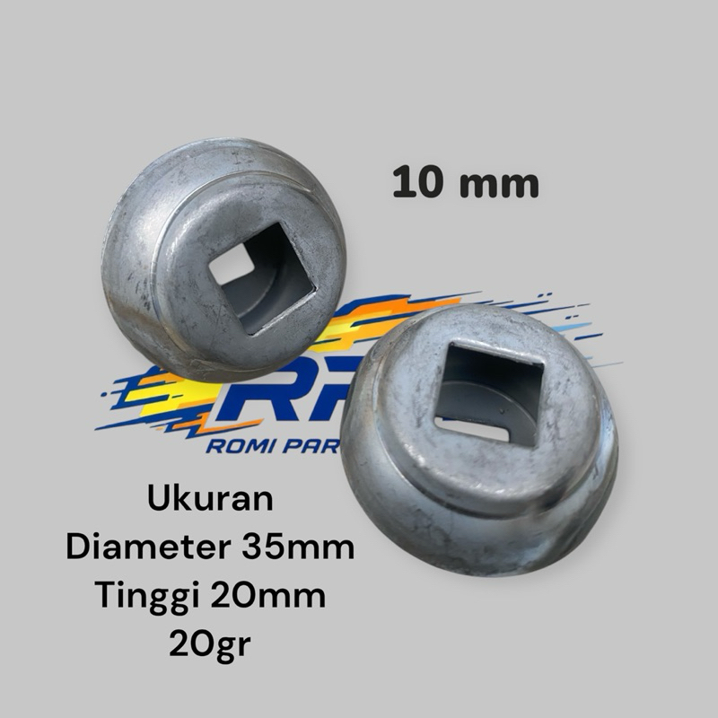 CINCIN BULAT/GENTONG KECIL ORNAMEN PAGAR BESI 10 mm