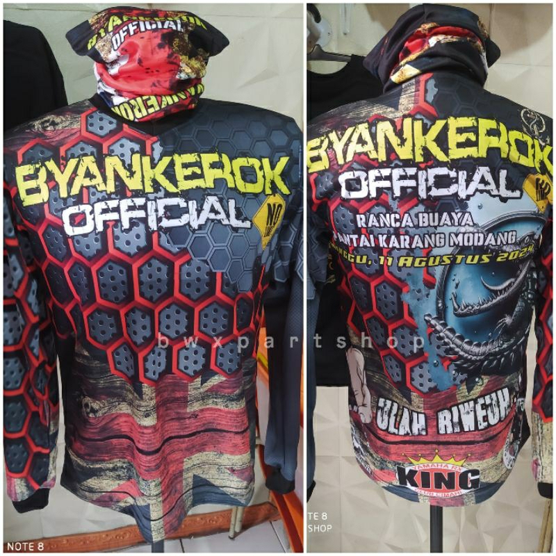 KAOS Jersey Jaket Motor RX KING BYANKEROK JALANAN YRCC Free Sticker BYANKEROK JALANAN