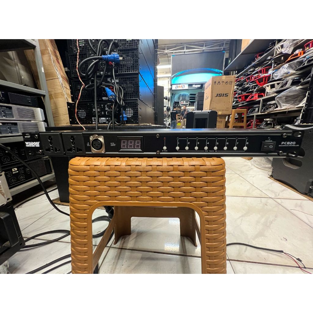 POWER SEQUENCER WISDOM PC820 PC 820 - 8 CHANNEL