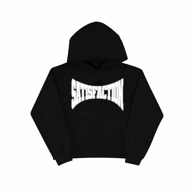 Satisfaction Hoodie Boxy NEVER Black_