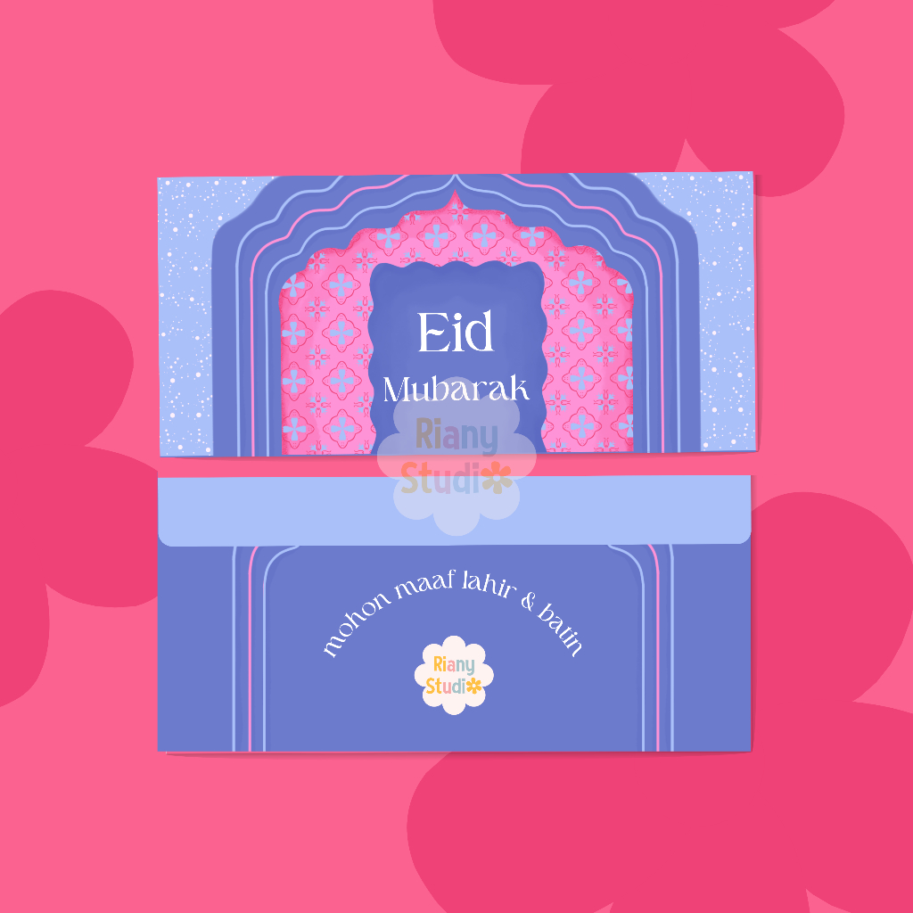 

Riany Studio - Amplop Lebaran Floral Arch (Isi 5 Pcs)