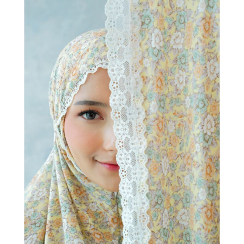 Mukena imut traveling Best Seller 2 in 1 by Moscha Hijab super adem
