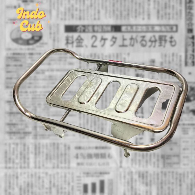 Rak Bagasi Belakang Honda Little Cub 50 C70 Pispot Chrome Import