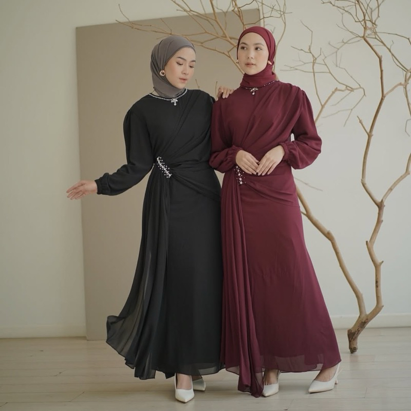 Layera Dreas by Oclo | Dress Gamis gaun kondangan raya collection lebaran
