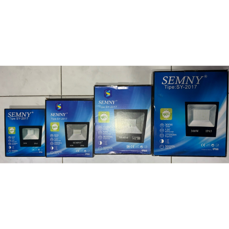 Lampu Sorot Led Semny SY-207 30watt|50watt|100watt|300watt / Lampu Sorot Outdoor Semny SY-207 30watt
