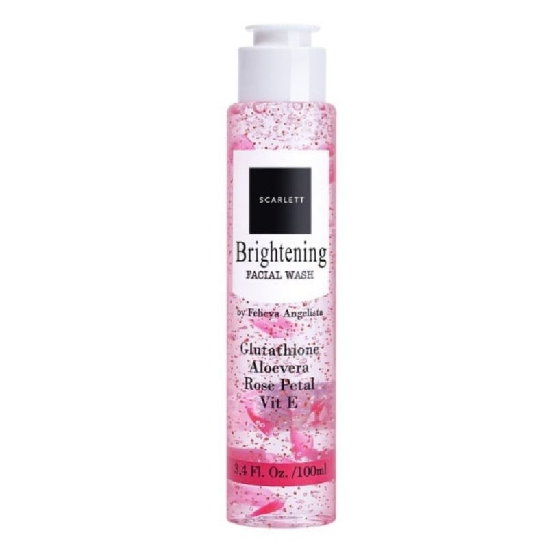 Scarlett Brightening Facial Wash 100 ml Scarlett Facial Wash Sabun Cuci Muka