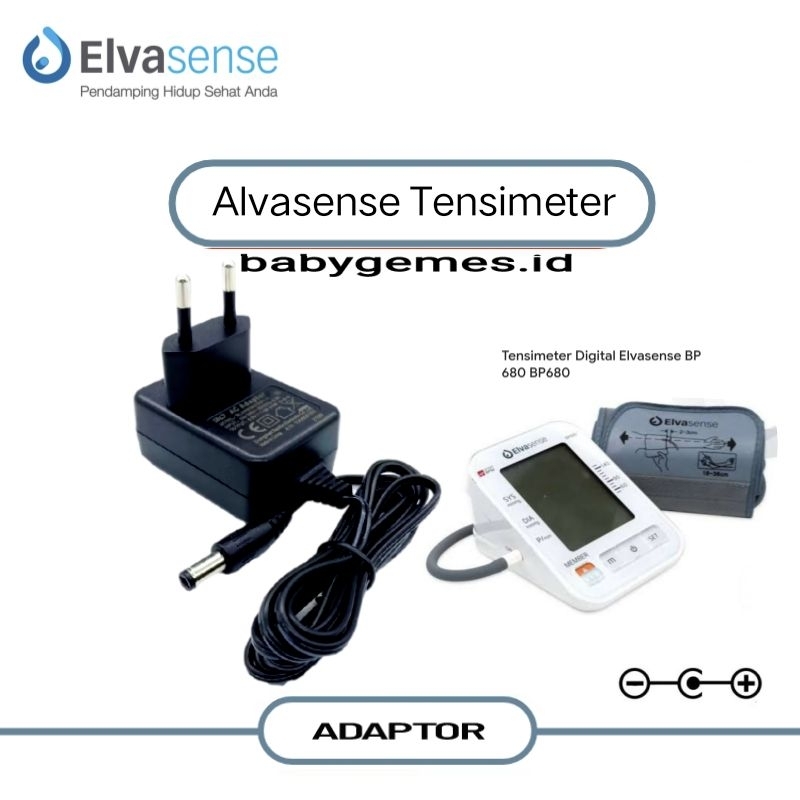 Adapter untuk Tensimeter Digital Elvasense BP635,BP500