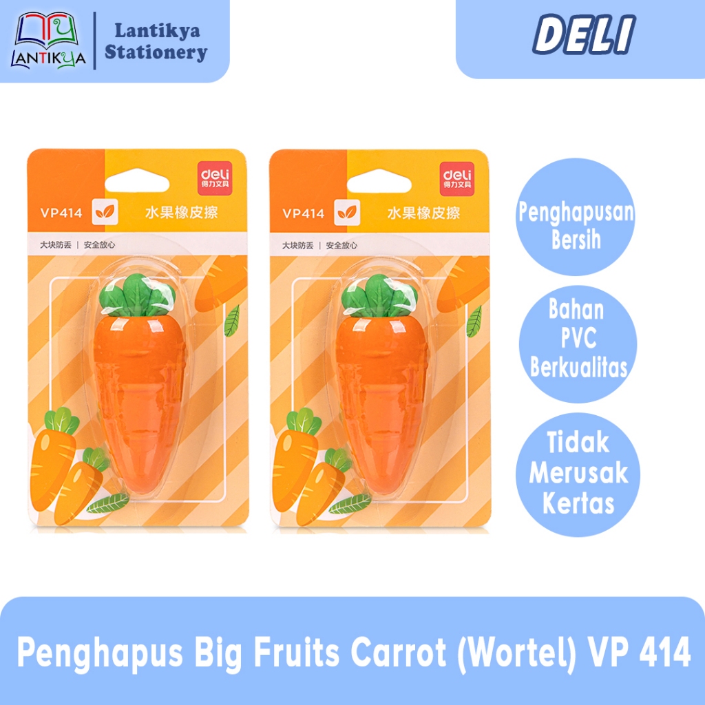 

Deli Penghapus Big Fruits Carrot (Wortel) VP 414