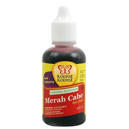 

KOEPOE PEWARNA MERAH CABE 30 ML 8992984850219